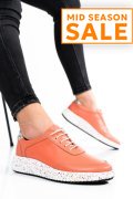 PANTOFI SPORT ROZ PIELE NATURALA 231688NP