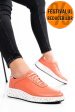 Pantofi sport roz piele naturala 231688np