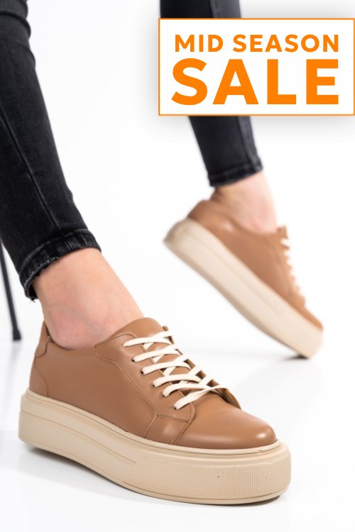 Pantofi maro piele naturala 3s77001