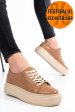 Pantofi maro piele naturala 3s77001