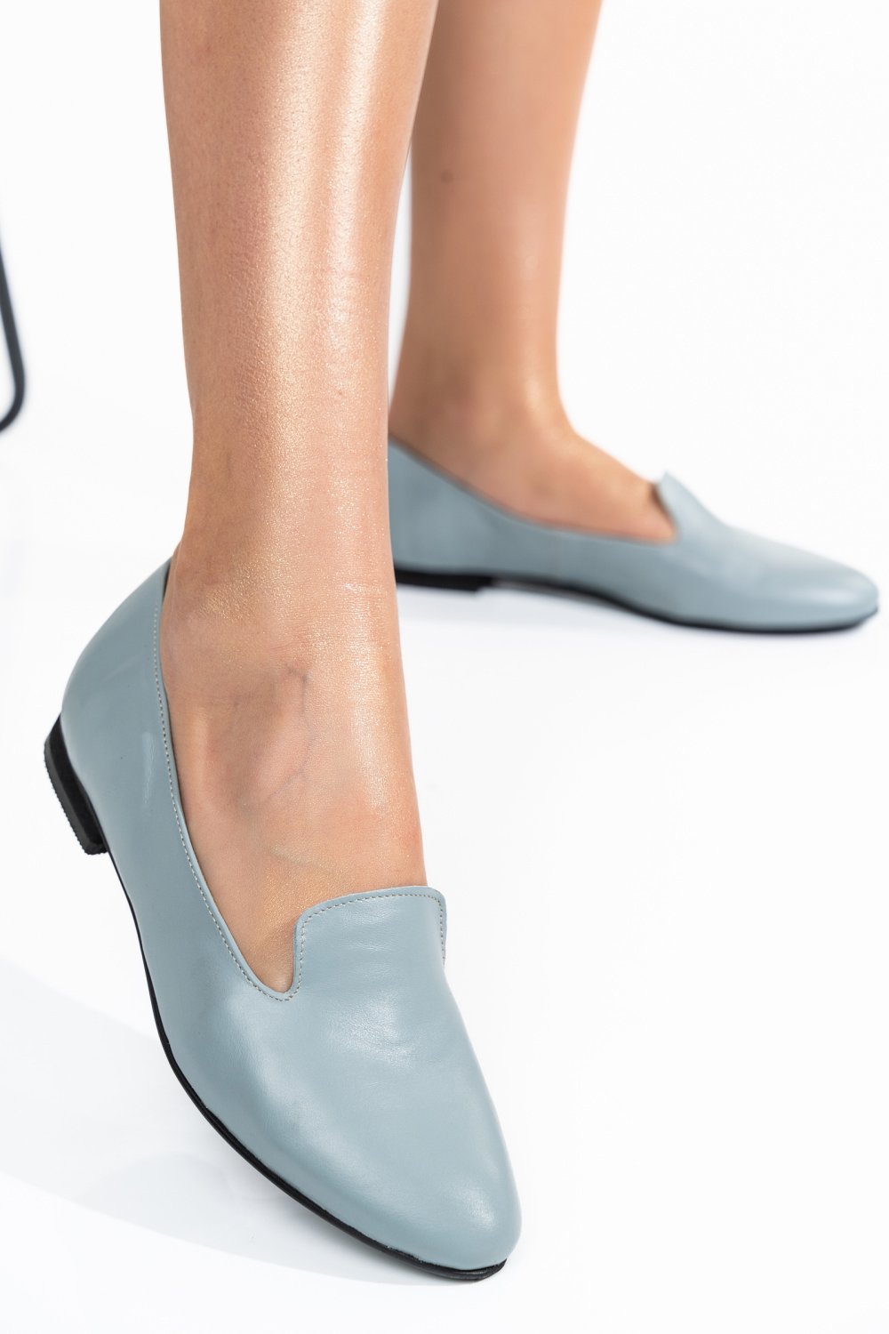 BALERINI BLEU PIELE NATURALA 4S7765