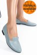 Balerini bleu piele naturala 4s7765