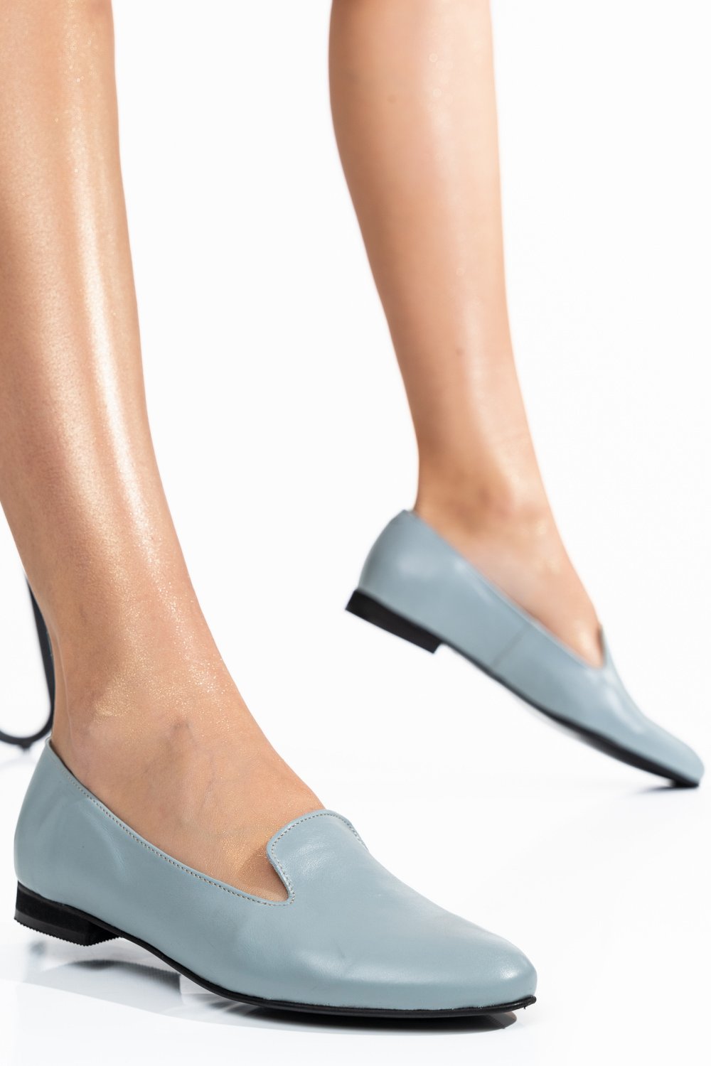 BALERINI BLEU PIELE NATURALA 4S7765