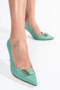 PANTOFI VERZI PIELE NATURALA 1S77706