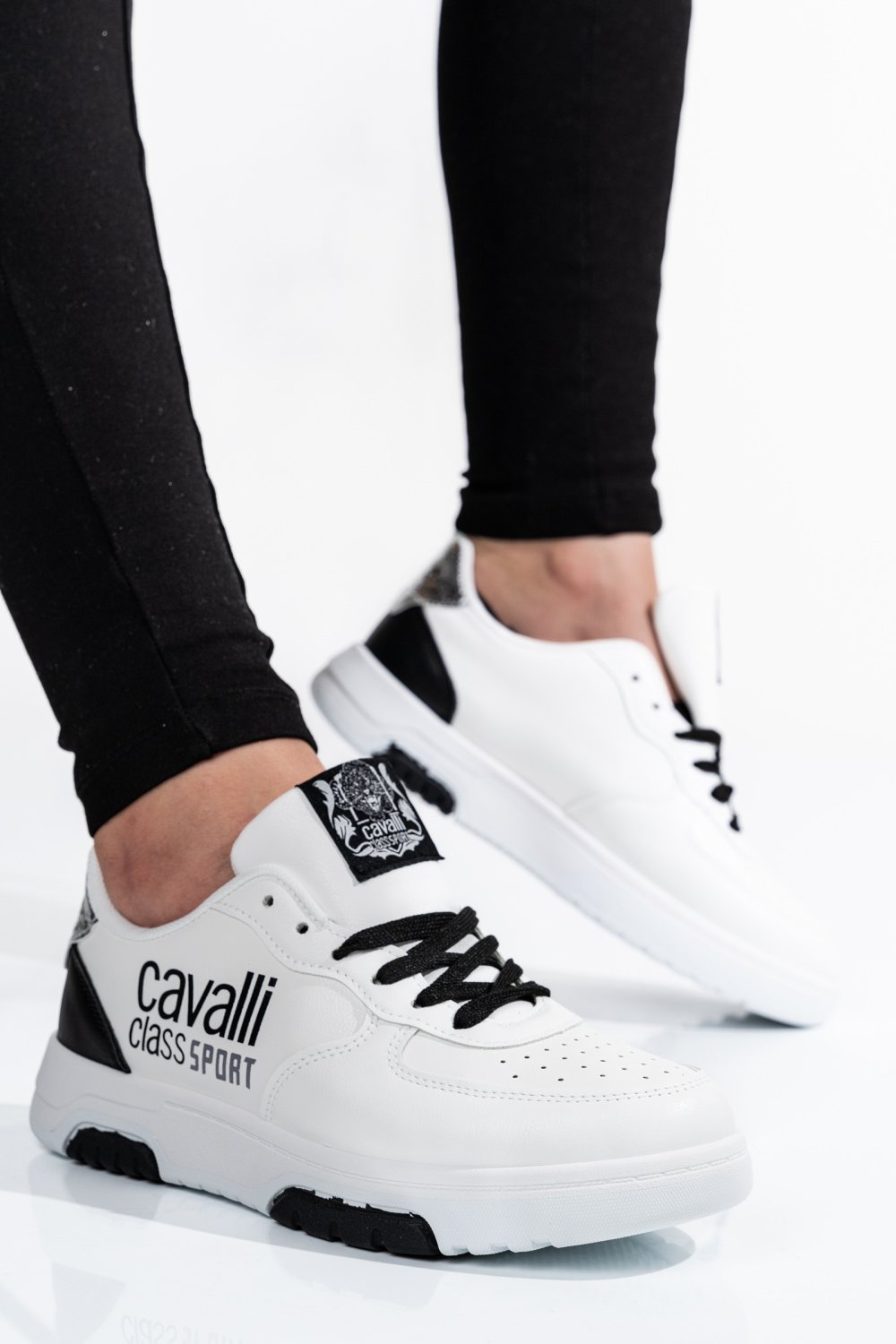 CAVALLI CLASS, PANTOFI SPORT WHITE S23-S00CW8632