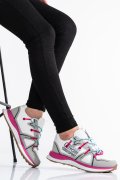 CAVALLI CLASS, PANTOFI SPORT WHITE PINK S23-S00CW8642