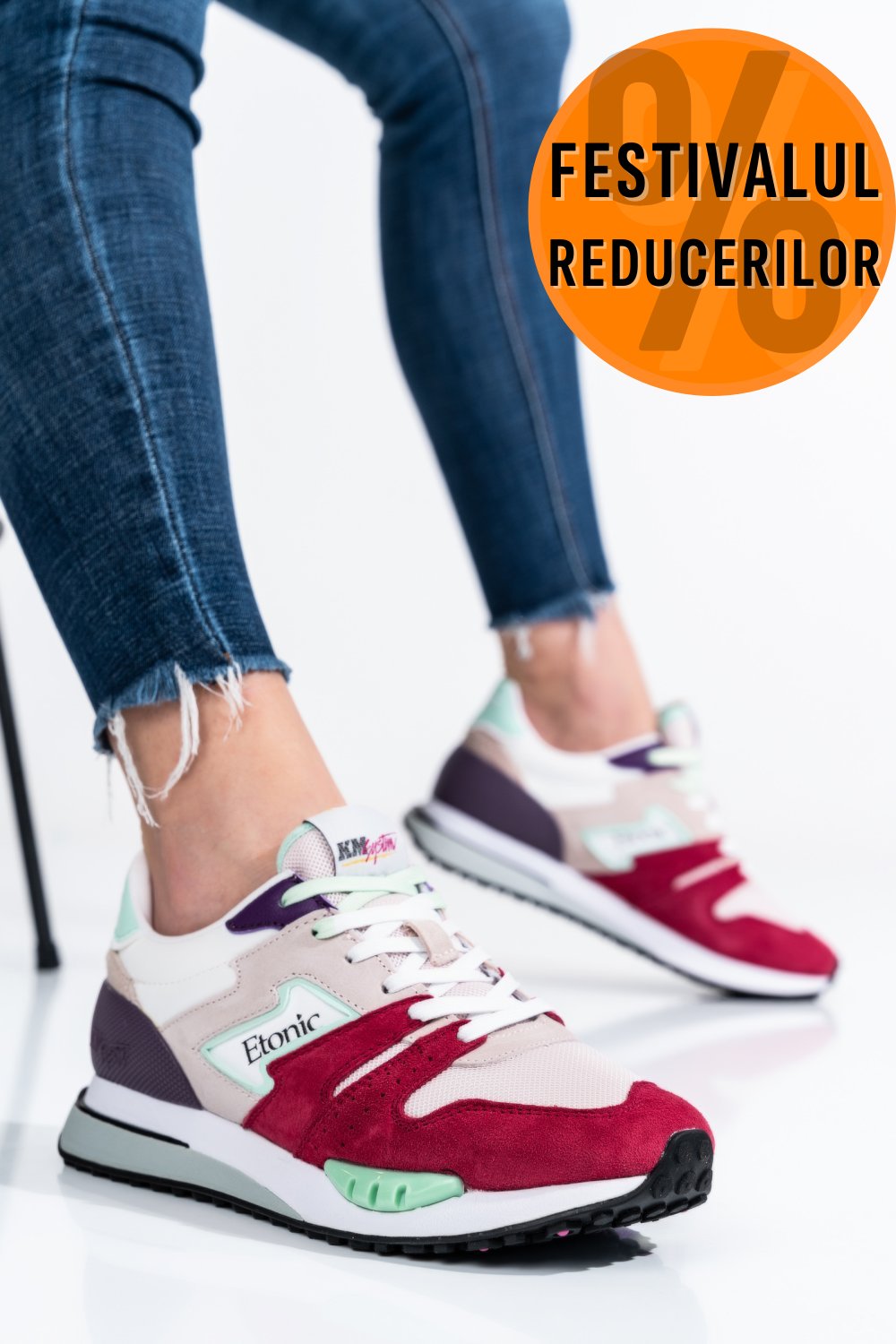 ETONIC, PANTOFI SPORT RED ETW215620