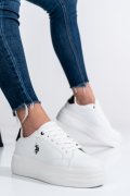 U.S. POLO ASSN, PANTOFI SPORT WHITE BLACK CHERRY001