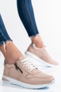 PANTOFI SPORT ROZ PIELE NATURALA 231687NP