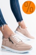 PANTOFI SPORT ROZ PIELE NATURALA 231687NP