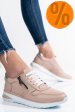Pantofi sport roz piele naturala 231687np