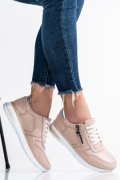 PANTOFI SPORT ROZ PIELE NATURALA 231687NP