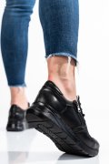 PANTOFI SPORT NEGRI PIELE NATURALA 231687NP
