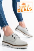 PANTOFI GRI PIELE NATURALA 2S7702686