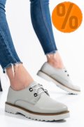 PANTOFI GRI PIELE NATURALA 2S7702686