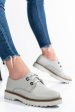Pantofi gri piele naturala 2s7702686