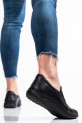 ESPADRILE NEGRE PIELE NATURALA 2S77054