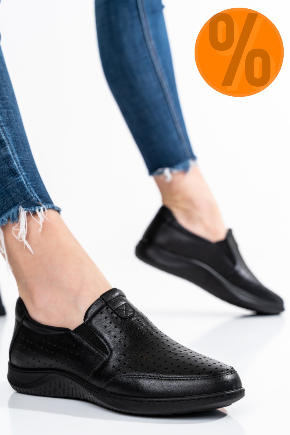 ESPADRILE NEGRE PIELE NATURALA 2S77054