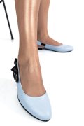SANDALE BLEU PIELE NATURALA 6S7700