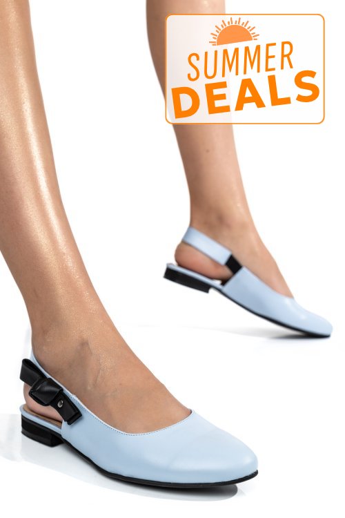 Sandale bleu piele naturala 6s7700