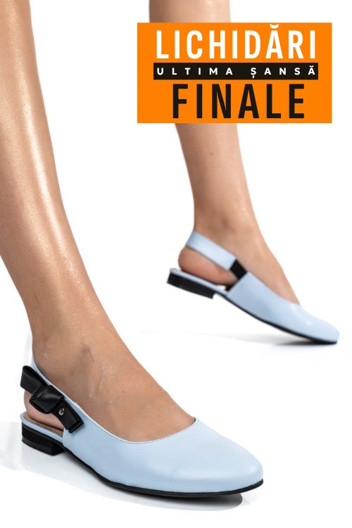Sandale bleu piele naturala 6s7700