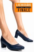 PANTOFI NAVY PIELE NATURALA MOSA