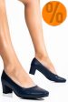 Pantofi navy piele naturala mosa