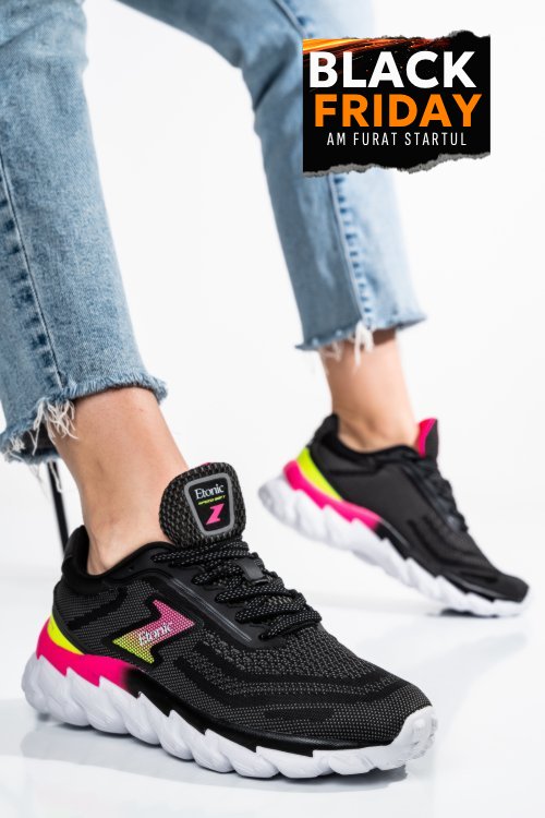 Etonic, pantofi sport black etw212670