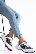 LIU JO, PANTOFI SPORT WHITE BLACK BA2033