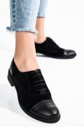 PANTOFI CASUAL FEMEI PIELE NATURALA INTOARSA NEGRI 1S7709