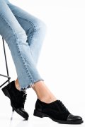 PANTOFI CASUAL FEMEI PIELE NATURALA INTOARSA NEGRI 1S7709