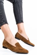 BALERINI TAUPE PIELE NATURALA INTOARSA 4S7765