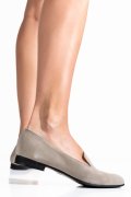 BALERINI BEJ PIELE NATURALA INTOARSA 4S7765