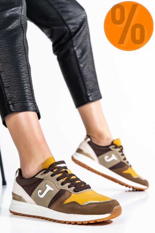 Joma, pantofi sport brown khaki lady2226