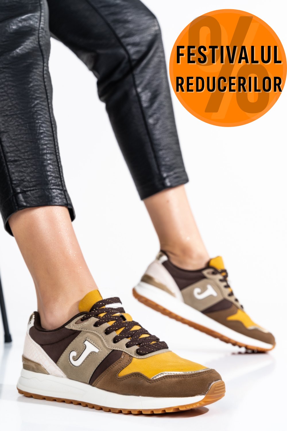 JOMA, PANTOFI SPORT BROWN KHAKI LADY2226