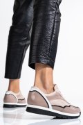 PANTOFI SPORT ROZ PIELE NATURALA LACUITA 3S7755265