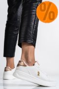 U.S. POLO ASSN, PANTOFI SPORT WHITE EXXY