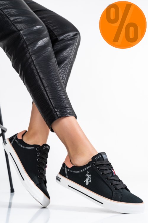 U.s. polo assn, pantofi sport black rachel