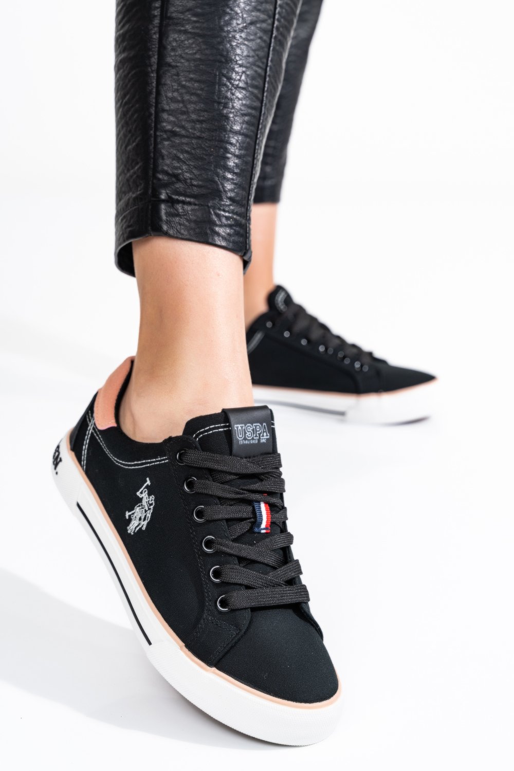U.S. POLO ASSN, PANTOFI SPORT BLACK RACHEL