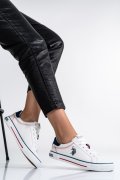 U.S. POLO ASSN, PANTOFI SPORT WHITE RACHEL
