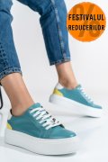 PANTOFI SPORT BLEU GALBEN PIELE NATURALA 3S77005B