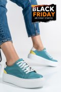 PANTOFI SPORT BLEU GALBEN PIELE NATURALA 3S77005B