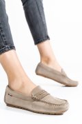MOCASINI BEJ PIELE NATURALA INTOARSA US77B04-3102