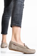 MOCASINI BEJ PIELE NATURALA INTOARSA US77B04-3102