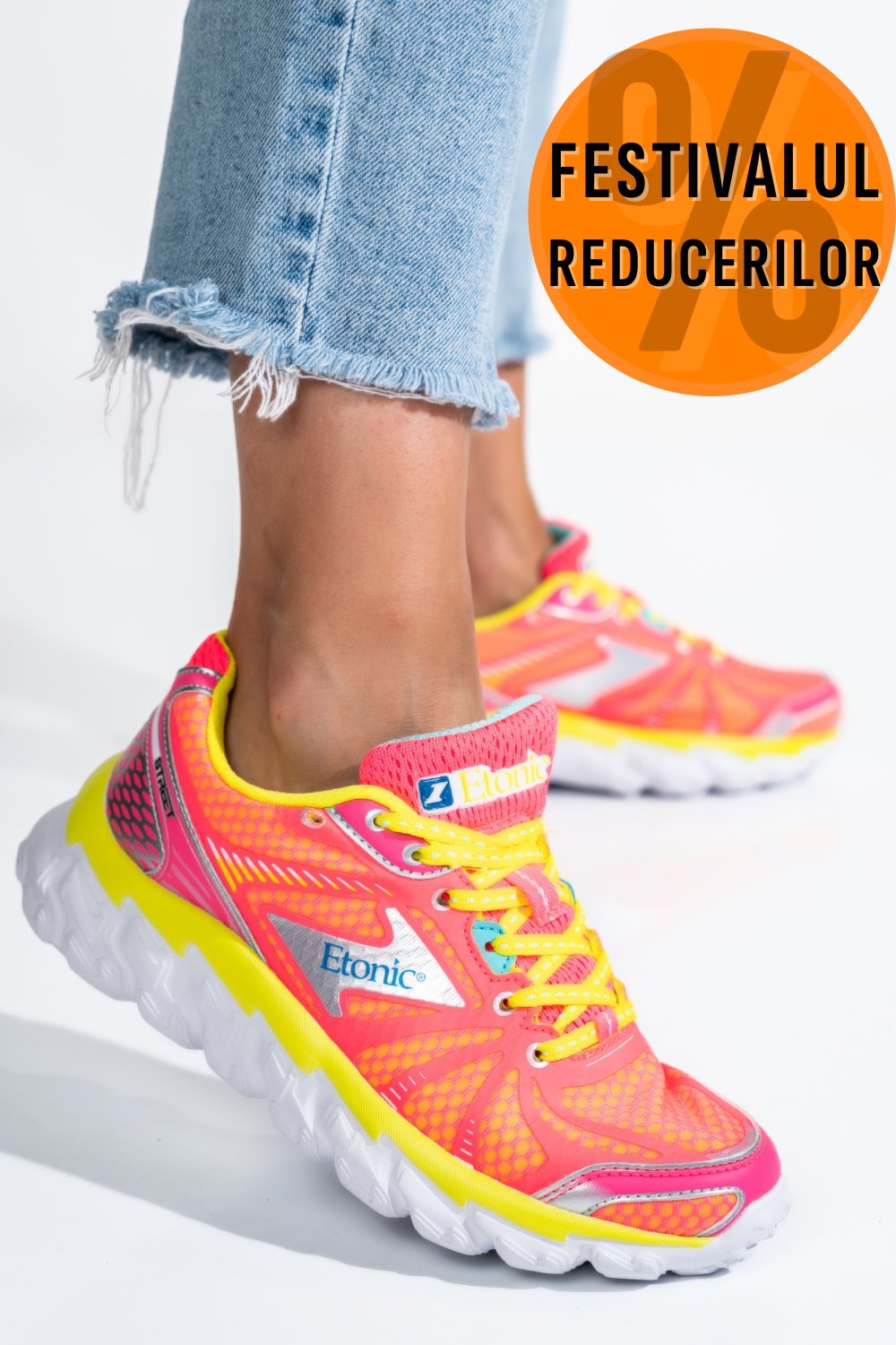 ETONIC, PANTOFI SPORT ORANGE ETW312665