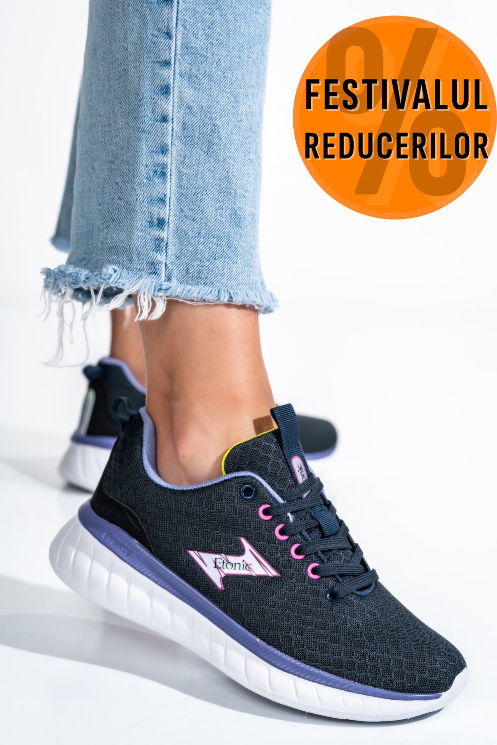 ETONIC, PANTOFI SPORT NAVY PURPLE ETW212685