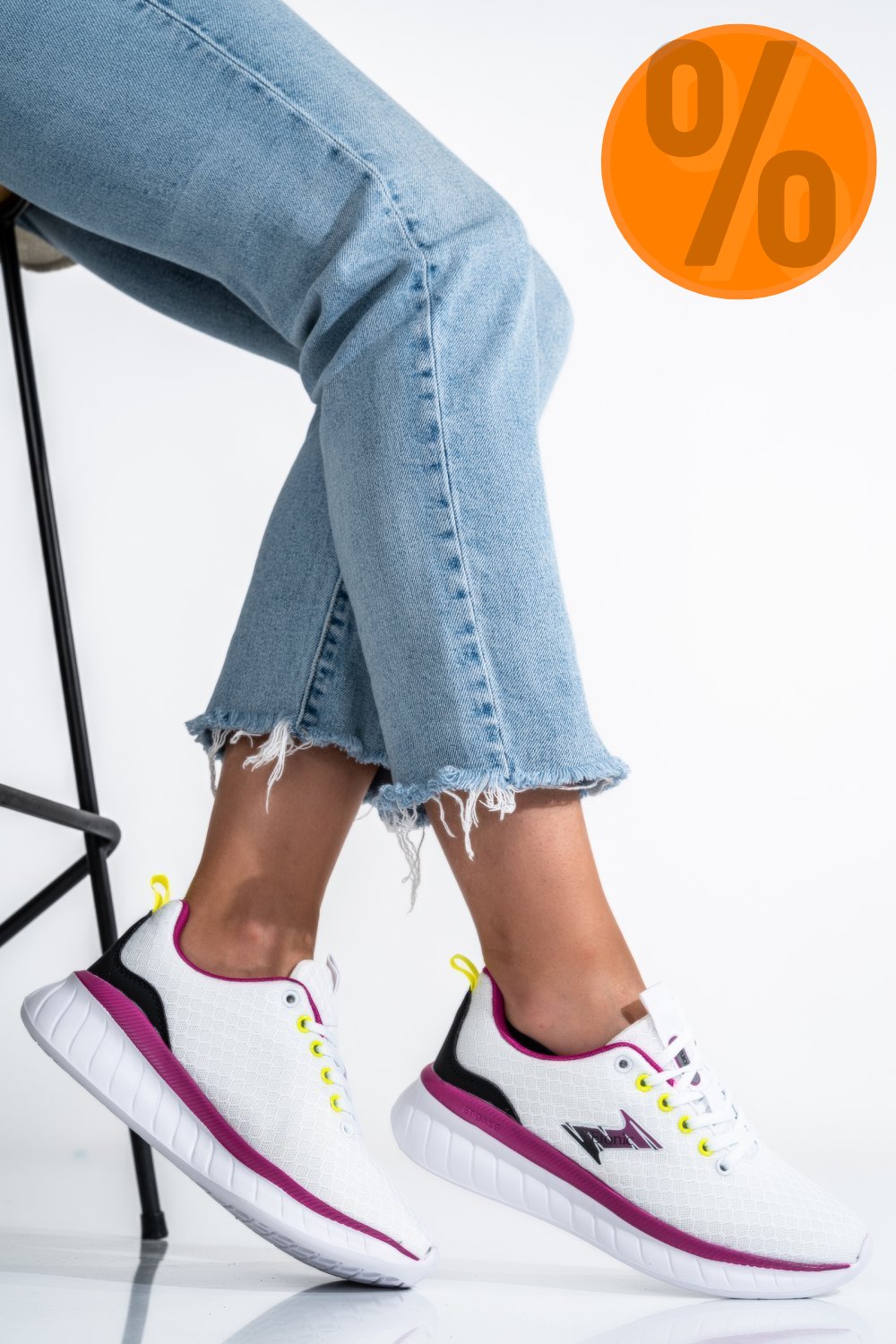 ETONIC, PANTOFI SPORT WHITE FUCHSIA ETW212685