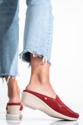 SANDALE ROSII PIELE NATURALA 0LFE01E0