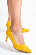 PANTOFI DAMA GUBAN PIELE NATURALA INTOARSA MUSTAR 3S77514