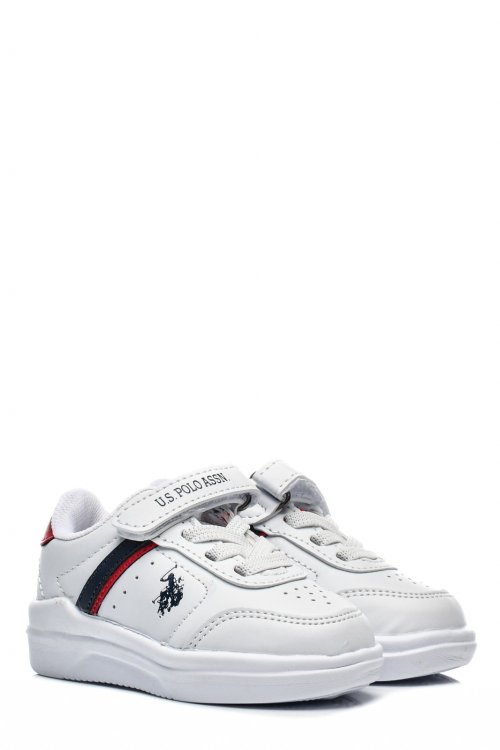 U.s. polo assn, pantofi sport white pentru copii berkeley jr